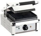 Piece, kotły  i płyty grzejne gastronomiczne - Bartscher Grill kontaktowy płyty grillowe ryflowane - miniaturka - grafika 1