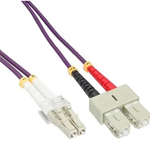 InLine Patchcord światłowodowy LC/SC 50/125m OM2 25m 88638 88638 - Kable światłowodowe - miniaturka - grafika 4