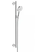 Zestawy prysznicowe - Hansgrohe Raindance Select S Zestaw prysznicowy 90 cm chrom/biały 26322400 - miniaturka - grafika 1