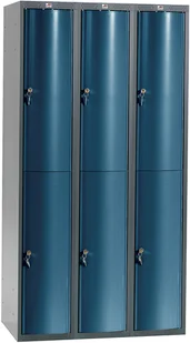 AJ Ekskluzywne szafy osobiste 3x2 schowki w pionie Kolor drzwi: Niebieski me 1311257 - Szafki biurowe AJ Ekskluzywne szafy osobiste 3x2 schowki w pionie Kolor drzwi: Niebieski me 1311257 - Szafki biurowe - miniaturka - grafika 1