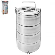 Termosy - Termos czworak obiadowy ze stali nierdzewnej, - miniaturka - grafika 1