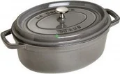 Garnki - Staub Cocotte 27 cm Szary 40500-276-0 - miniaturka - grafika 1