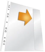 Koszulki na dokumenty - DURABLE Koszulka na dokumenty PP, A5, otwarty bok, z klapką - miniaturka - grafika 1