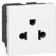 Gniazdka elektryczne - Legrand Gniazdo 2P+Z Euro-US - Mosaic - miniaturka - grafika 1