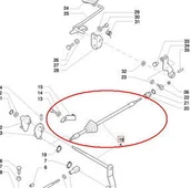 Części i akcesoria do maszyn rolniczych - CNH LINKA GAZU NOŻNEGO 47134192 - miniaturka - grafika 1