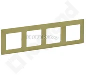 Klawisze i ramki - Legrand 754084VALENA LIFE RAMKA X4 LIMONKOWY - miniaturka - grafika 1