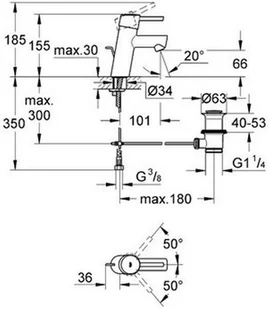 Grohe Concetto 32204 - Baterie umywalkowe - miniaturka - grafika 2