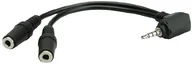 Adaptery i przejściówki - Roline 4 Conductor 3.5 mm Stereo Plug (speaker+microphone) 15 cm kabel audio/video 11.09.4441 - miniaturka - grafika 1