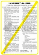 Tablice BHP - ANRO Wykaz prac wzbronionych kobietom - miniaturka - grafika 1