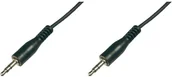 Kable - Digitus Kabel audio Jack AK-510100-025-S [1x Złącze męskie jack 3 5 mm 1x Złącze męskie jack 3 5 mm] 2.50 m czarny - miniaturka - grafika 1
