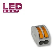 Akcesoria do oświetlenia - Wago Szybkozłączka uniwersalna 2 x 0,08-4 mm2 z dźwigniami zwalniającymi 222-412 - miniaturka - grafika 1