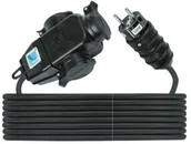 Kostki, złączki, wtyczki - Pawbol Trójnik 3x250V, 16A, z wtyczką i przewodem gumowym, IP 44 D.3174-10 - miniaturka - grafika 1