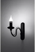 Lampy ścienne - Sollux Lighting Kinkiet MINERWA 3 czarny SL.0220 - miniaturka - grafika 1
