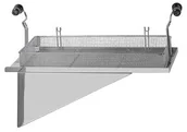 Frytownice gastronomiczne - Bartscher Półka do odstawiania kosza - miniaturka - grafika 1