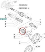 Części i akcesoria do maszyn rolniczych - CNH KOŁO CENTRALNE ZWOLNICY NEW HOLLAND 5145501 - miniaturka - grafika 1