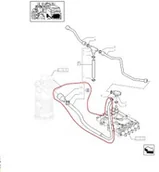 Części i akcesoria do maszyn rolniczych - NEW HOLLAND / CASE PRZEWÓD SKRZYNI BIEGÓW 87386948 - miniaturka - grafika 1