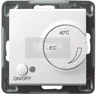 Ospel Regulator elektroniczny SONATA MODUŁ temperatury biały RTP-1R/m/00 - Regulatory i termostaty - miniaturka - grafika 2