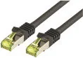 Kable miedziane - Mcab Patchcord, S-FTP, Cat7, PIMF, LSZH, 7.5m, czarny 3718 - miniaturka - grafika 1