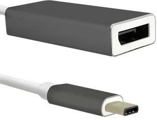 Qoltec Adapter USB 3.1 typC męski DisplayPort żeński 50429 - Adaptery i przejściówki - miniaturka - grafika 2
