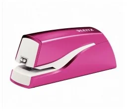 Leitz ZSZYWACZ elektryczny WOW 10k, różowy ES1196-8 - Zszywacze biurowe - miniaturka - grafika 2