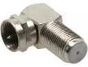 InLine Adapter AV Złącze F kątowe 90° męskie żeńskie metalizowane 69807 - Złącza, przejściówki, adaptery - miniaturka - grafika 3
