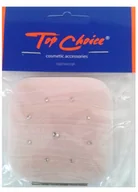 Lusterka do makijażu - Lusterko kosmetyczne TOP CHOICE Top Choice Makijaż Lusterko kieszonkowe kwadratowe z cyrkoniami 85673 1szt - miniaturka - grafika 1