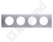 Klawisze i ramki - Legrand Celiane Ramka stal szlachetna x4 poz/pio 069104 - miniaturka - grafika 1