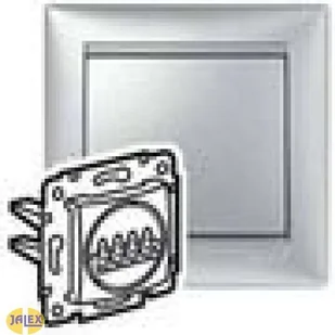 Legrand Gniazdo ścienne VALENA głośnikowe Podwójne moduł 770124 aluminium - Gniazdka elektryczne - miniaturka - grafika 2