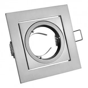 Vila Oprawa sufitowa punktowa - kwadratowa uchylna aluminiowa inox OP-VILAKW-02 GTV 7532 - Lampy sufitowe - miniaturka - grafika 2