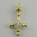 Wróżbiarstwo i radiestezja - Sotis Wilczy Krzyż - pozłacany AgM114 - miniaturka - grafika 1