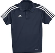 Badminton - adidas Koszulka T12 CLIMACOOL Polo dziecięce niebieskie X34268 - miniaturka - grafika 1