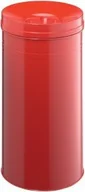Kosze biurowe - Durable Kosz okrągły na śmieci SAFE+ 60 czerwony - miniaturka - grafika 1