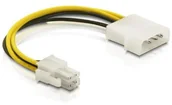 Adaptery i przejściówki - Delock Adapter P4 przewód 4ST Molex/4ST P4 15 cm 82391 - miniaturka - grafika 1