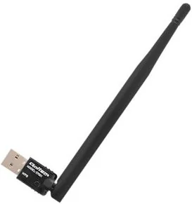 Qoltec Bezprzewodowy Adapter Wi-Fi USB z anteną 57001 - Karty sieciowe - miniaturka - grafika 3