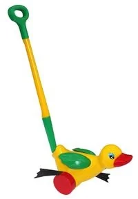 Wader Jeździk z rączka Polesie kaczątko - Jeździki dla dzieci - miniaturka - grafika 2