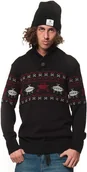 Swetry męskie - Horsefeathers HEY DUDE SWEATER (black) - miniaturka - grafika 1