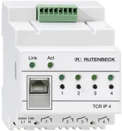 Systemy inteligentnych domów - Rutenbeck Zdalny włącznik czasowy Rutenbeck TCR IP 4 230 V 10 A - miniaturka - grafika 1
