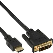 Kable komputerowe i do monitorów - InLine Kabel HDMI nd DVI Adapter15 m - czarny 17668P - miniaturka - grafika 1