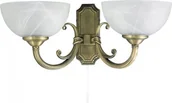 Lampy ścienne - Rabalux Kinkiet klasyczna LAMPA ścienna MARLENE 8542 IP20 Patyna biały - miniaturka - grafika 1