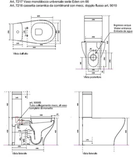 Galassia Eden 7217 - Miski WC - miniaturka - grafika 2