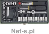 Zestawy narzędziowe - Proxxon ZESTAW zestaw nasadek 1/4 36cz. DO MECHANIKI PRECYZYJNEJ (PR23080) - miniaturka - grafika 1