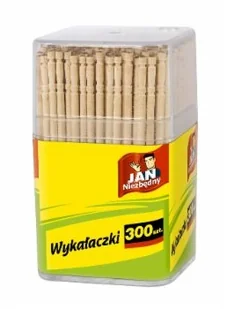 JAN NIEZBĘDNY wykałaczki pudełko 300szt. - Folia, papier śniadaniowy, serwetki - miniaturka - grafika 2