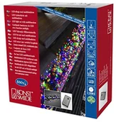 Pozostałe oświetlenie - Konstsmide 3791 500 Micro LED łańcuch świetlny zewnętrzny transformator ""Cluster""/na zewnątrz (IP44)/24 V/z 8 funkcjami, jednostki sterującej i funkcja Memory/580 kolorowe diody/czarny pr (3791-500) - miniaturka - grafika 1