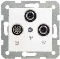 Gniazdka elektryczne - Viko Karre - Gniazdo TV-2xSAT końcowe biały 90963653 - miniaturka - grafika 1