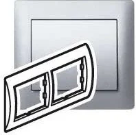 Legrand Sistena Life Ramka 2krotna POZIOMA 771302 - Klawisze i ramki - miniaturka - grafika 2