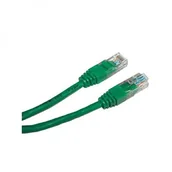 Kable miedziane - No name UTP patchcord UTP patchcord Cat.5e RJ45 M-3m nieekranowany zielony economy KB030GNS01 - miniaturka - grafika 1
