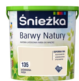 Śnieżka Barwy Natury Jaśminowa Aleja 135 5L - Farby zewnętrzne - miniaturka - grafika 3