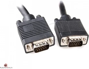 Gembird VGA D-SUB męskie - męskie HQ30 m ekranowany (ferryt) czarny CC-PPVGA-30M-B - Kable komputerowe i do monitorów - miniaturka - grafika 2