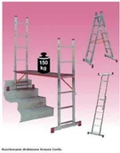 Rusztowania - Krause Rusztowanie drabinowe 2x6 Corda. Pomost roboczy - miniaturka - grafika 1