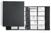 Wizytowniki - Durable VISIFIXR A4 ECONOMY Wizytownik na 400 wizytówek, przekładki A-Z,czarny - miniaturka - grafika 1